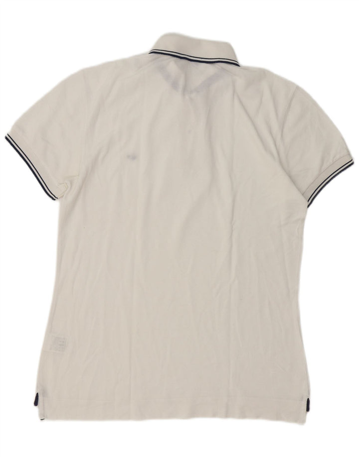 Polo Gas Hombre XL Algodón Blanco