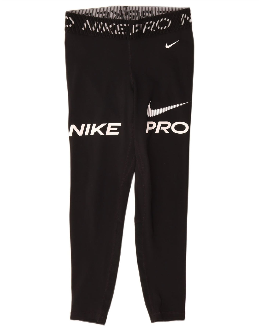 Nike Dri Fit Graphic Leggings para mujer, talla 10, color negro