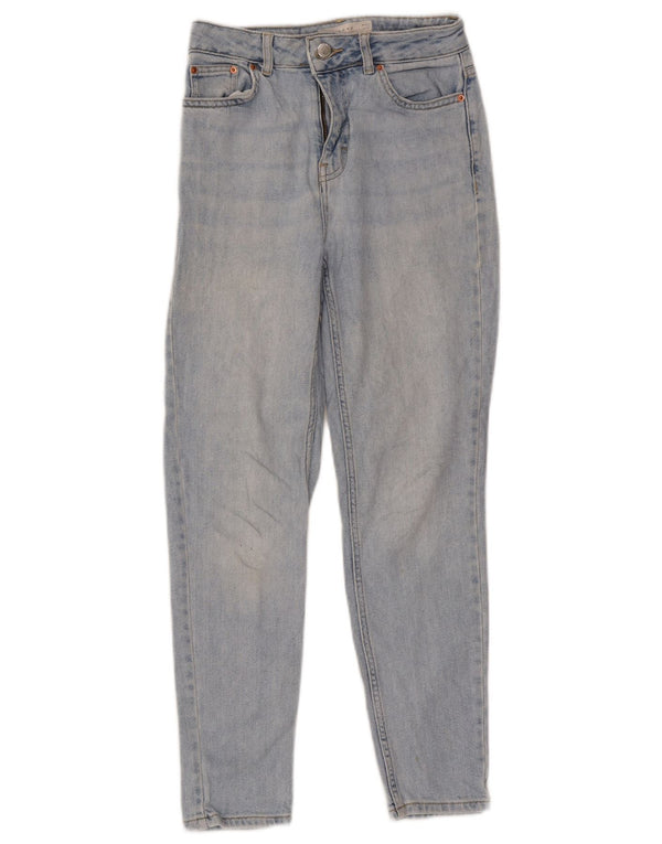 Vaqueros Mom Tapered Mujer Topshop W26 L30 Algodón Azul