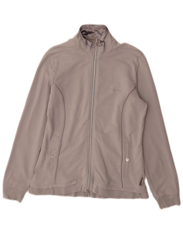 Champion Chaqueta de chándal de ajuste fácil para mujer UK 40 Algodón gris medio