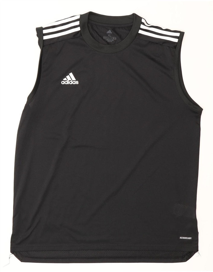 Adidas Hombre Aeroready Vest Top XL Negro Poliéster