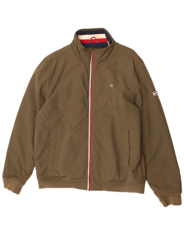 Tommy Hilfiger Chaqueta Bomber Hombre UK 42 XL Poliamida Caqui