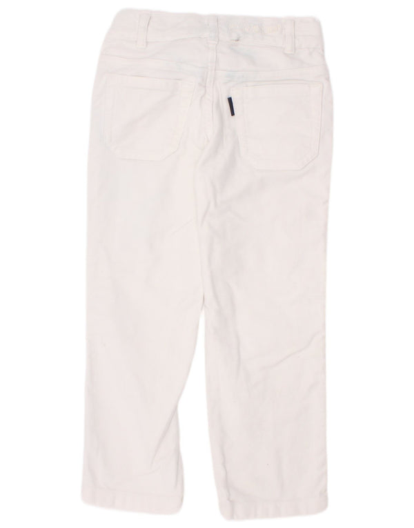 Jeckerson Pantalones casuales rectos para niños 3-4 años W20 L17 Algodón blanco