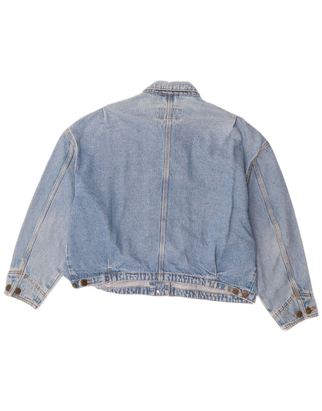 EDDIE BAUER Chaqueta vaquera extragrande para mujer UK 14 Algodón azul medio