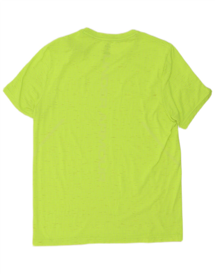 Under Armour Camiseta ajustada para hombre, talla grande, moteada en amarillo