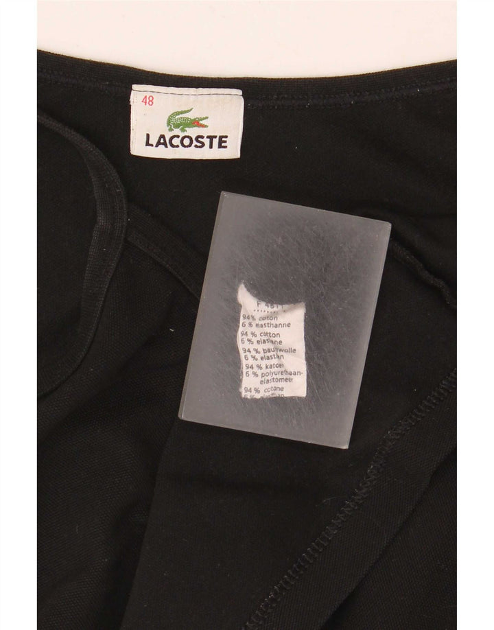 Lacoste Cami Top Mujer Talla 48 XL Algodón Negro