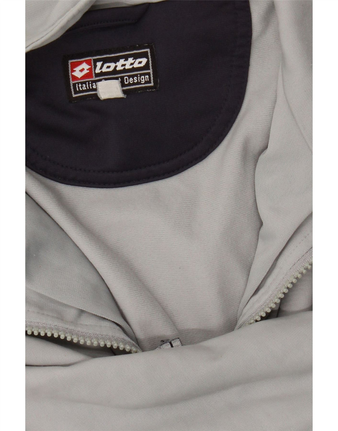 Lotto Hombre Chándal Top Chaqueta XL Gris Colorblock