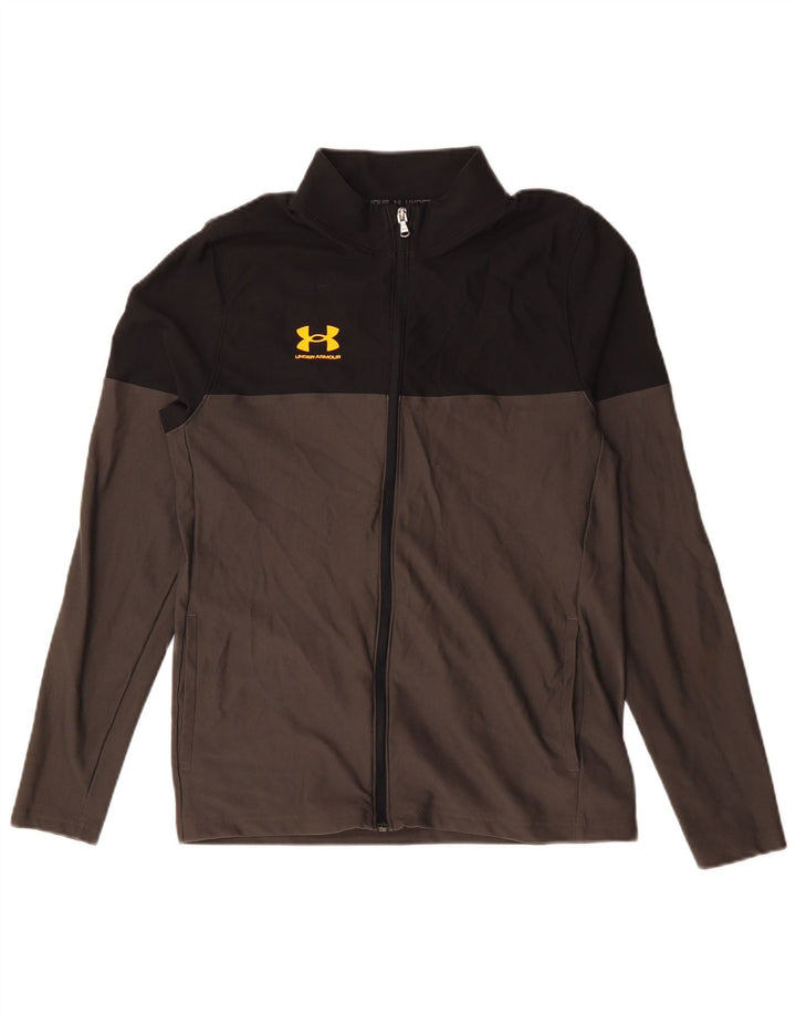 Under Armour Hombre Chándal Top Chaqueta Grande Negro Colorblock Poliéster