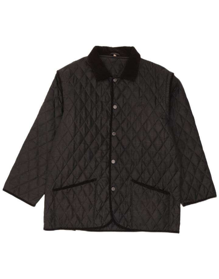 Brugi Chaqueta acolchada para hombre UK 38 Mediana Poliamida negra