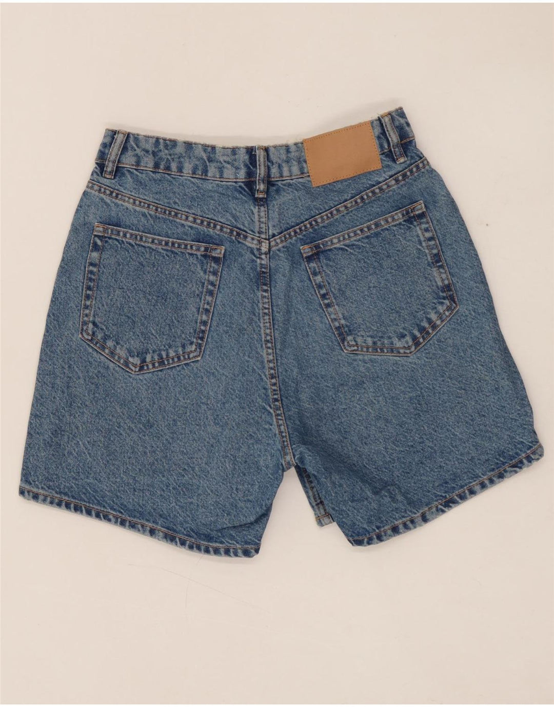 ZARA Pantalones cortos vaqueros para mujer EU 38 Small W28 Algodón azul