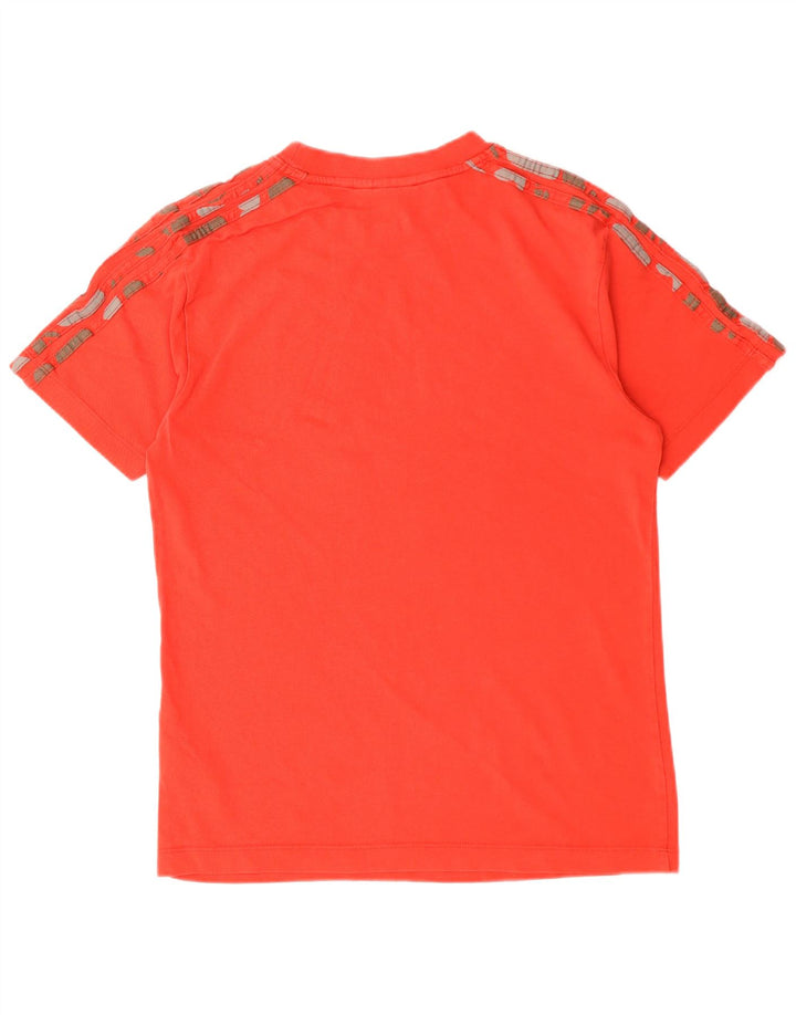 Adidas - Camiseta gráfica para hombre, color rojo medio, algodón