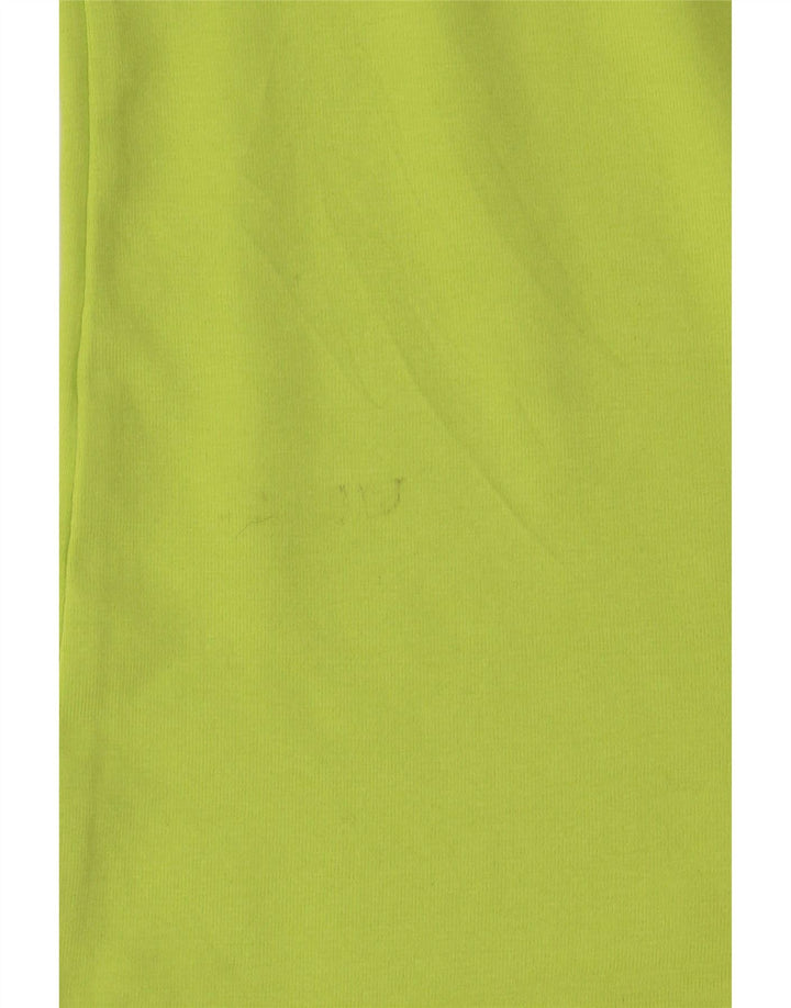 BENETTON Camiseta sin mangas para mujer UK 40 Grande Algodón verde
