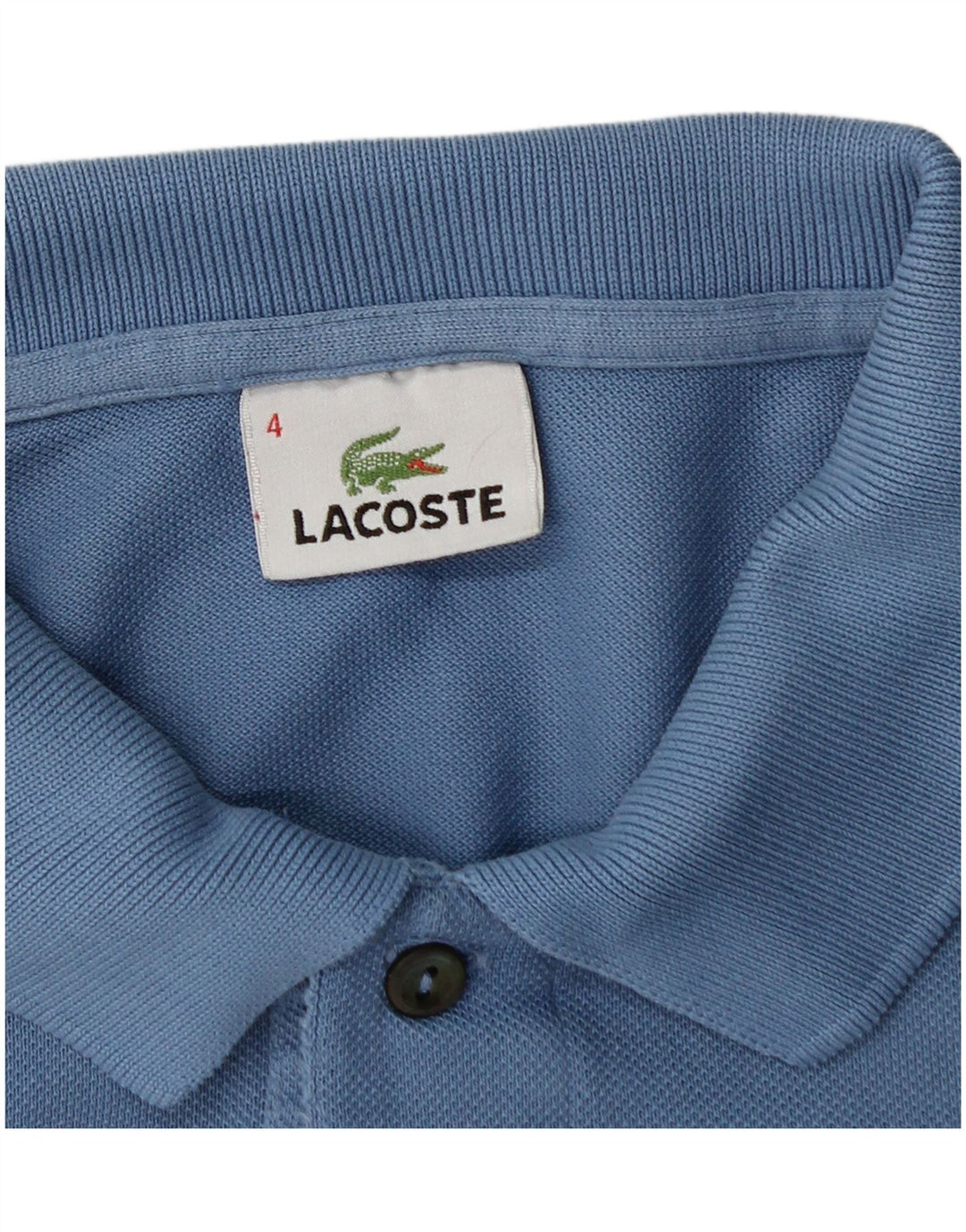 Polo Lacoste para hombre talla 4 azul mediano