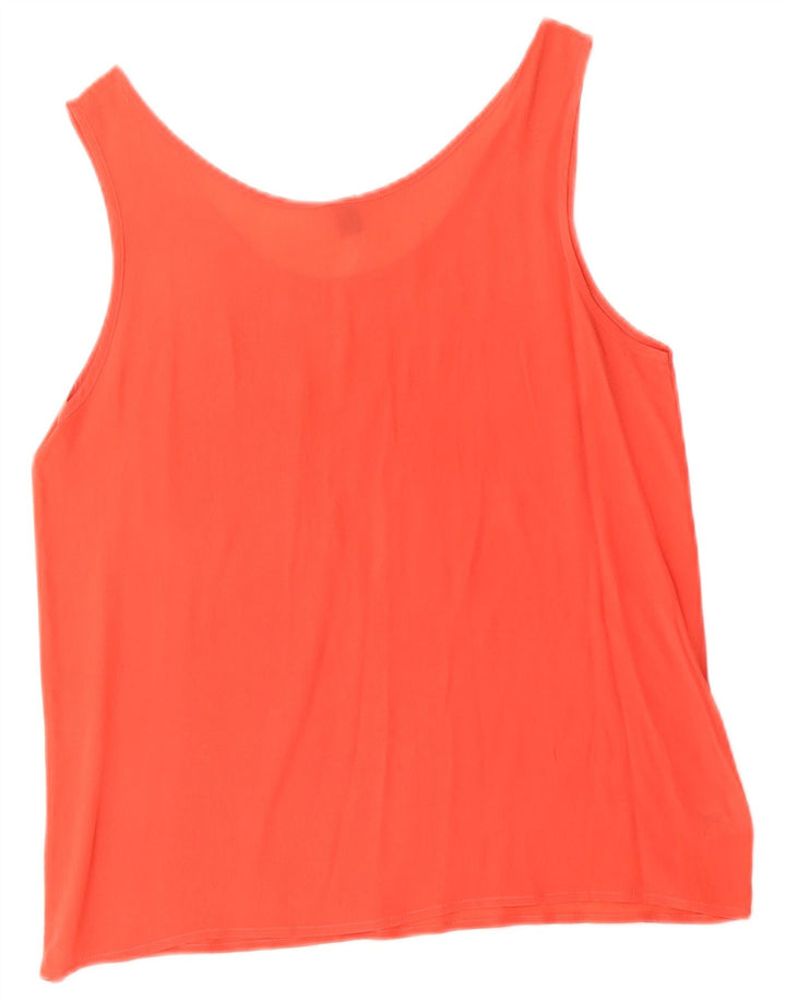 Blusa vintage sin mangas para mujer Top IT 40 Pequeño Rojo