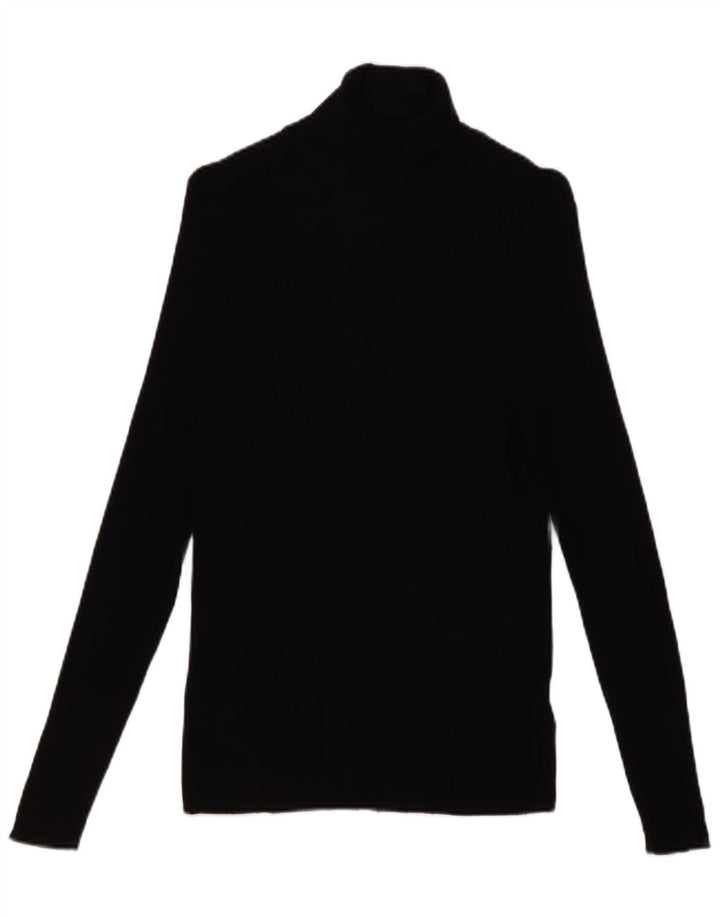 Marks & Spencer Top para mujer de manga larga UK 46 Large Viscosa negra