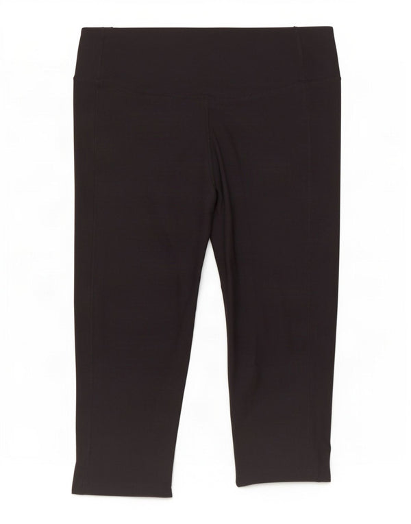 Nike - Leggings capri Dri Fit para mujer, talla 40, poliéster negro grande