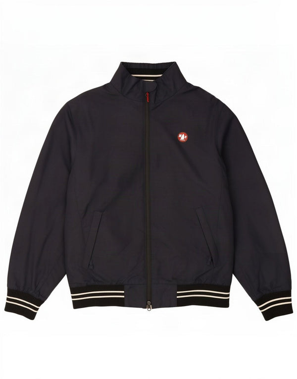 Murphy & Nye Chaqueta Bomber para Hombre UK 38 Mediana Azul Marino Poliéster