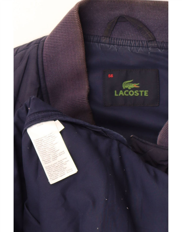 Chaqueta acolchada para hombre Lacoste IT 56 3XL Poliéster azul marino