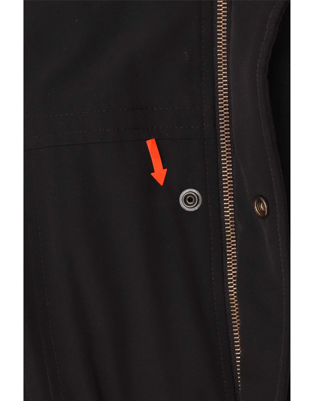 Piero Guidi Abrigo para hombre ES 42 XL Poliéster negro