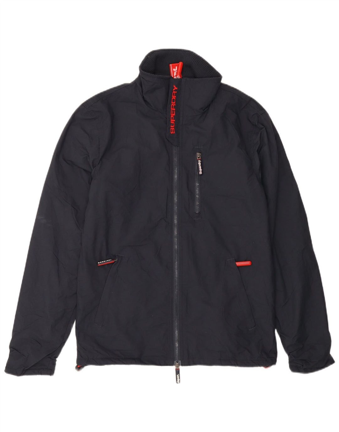 SUPERDRY Chaqueta cortavientos The Windhiker para hombre UK 36 Small Azul marino