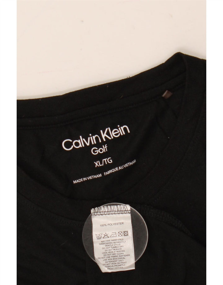Calvin Klein Camiseta Hombre Top XL Poliéster Negro