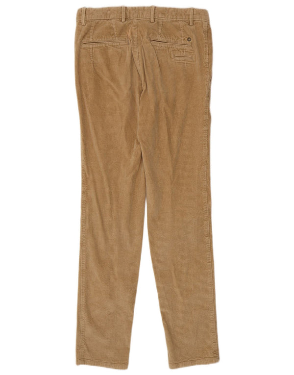 Massimo Dutti Pantalón de Pana Slim Fit para Hombre EU 38 Small W30 L30 Beige