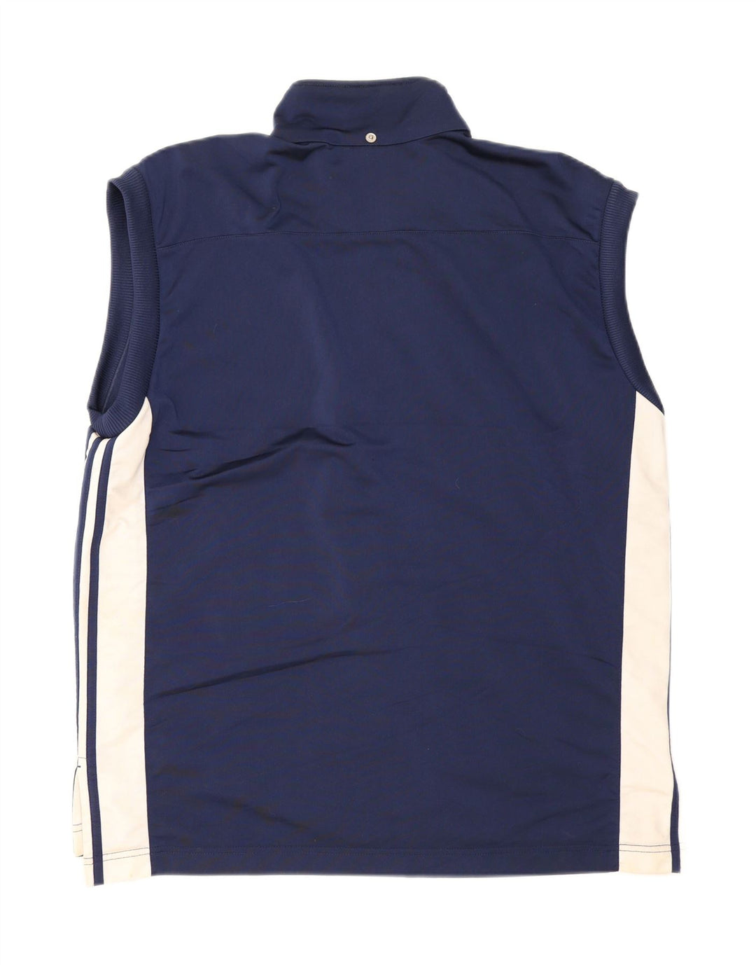 Adidas - Chaqueta de chándal sin mangas para hombre, talla 40/42, talla mediana, azul marino