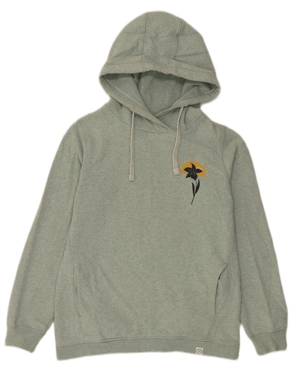 Fat Face Jersey con capucha extragrande y gráfico para mujer UK 40 Small Green Floral