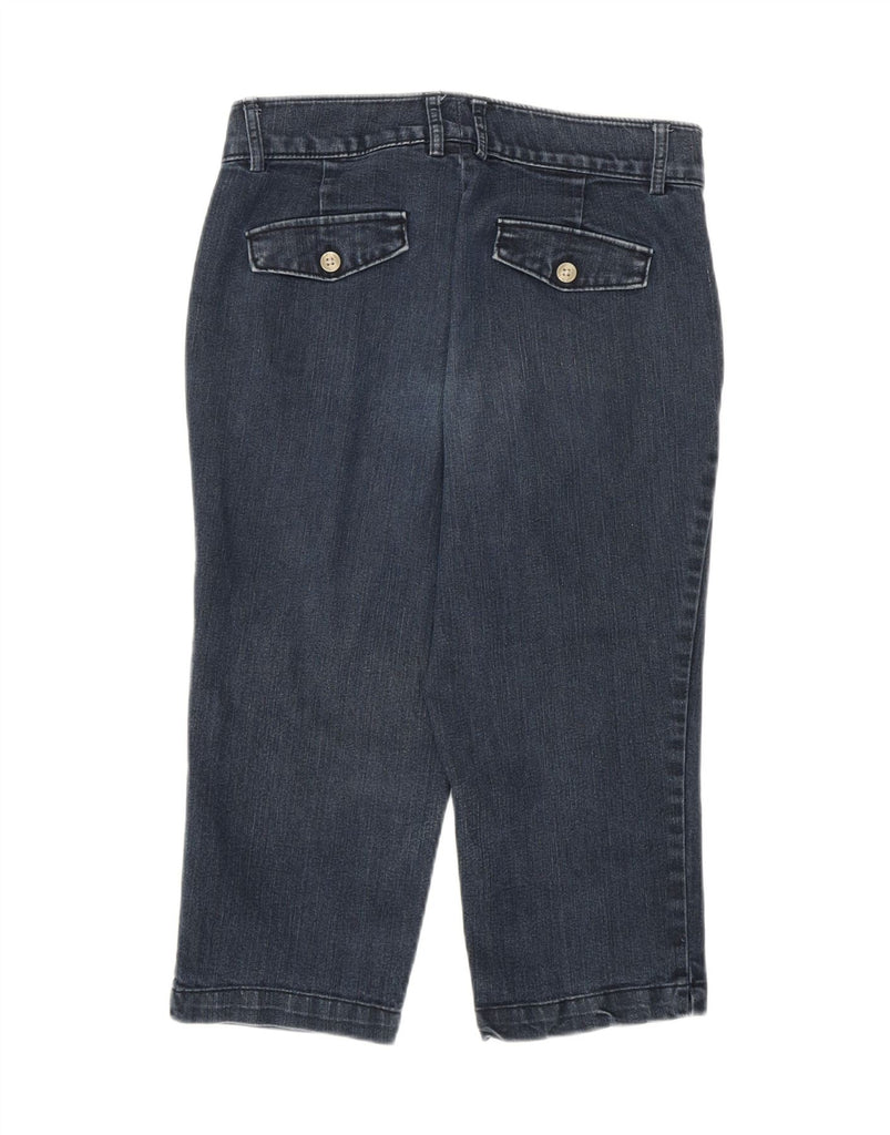 DOCKERS Womens Capri Jeans US 4 Small W28 L18 Navy Blue Cotton Vintage Dockers and Second-Hand Dockers from Messina Hembry 