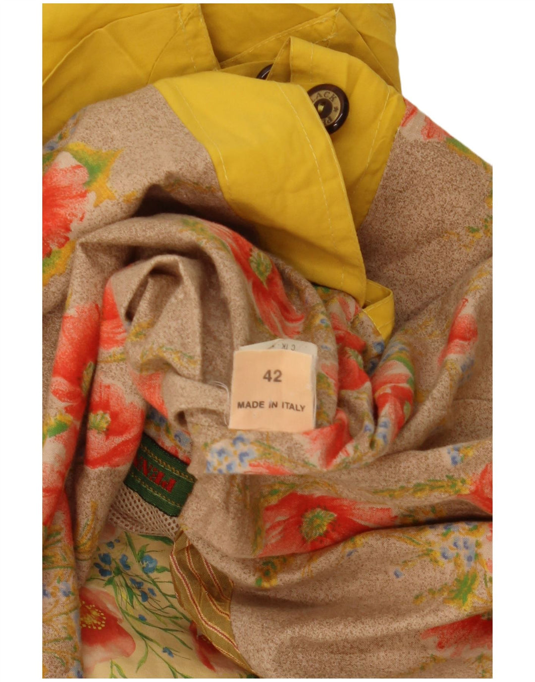Chaqueta utilitaria extragrande para mujer Penny Black IT 42 Algodón amarillo medio