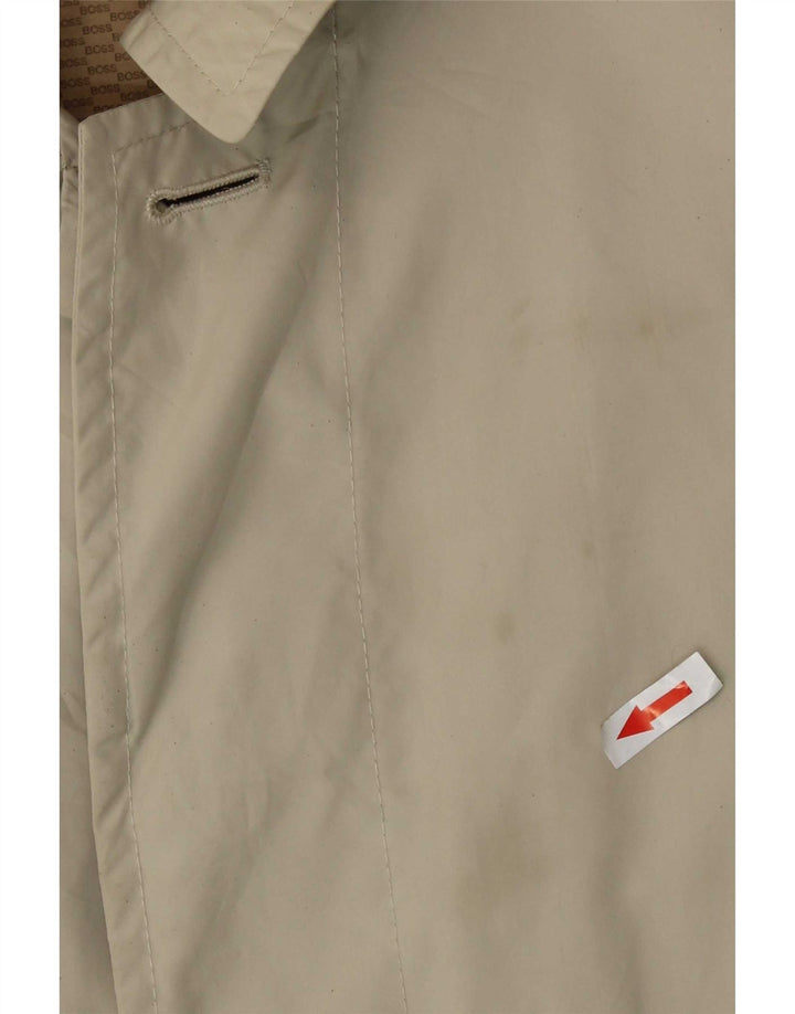 Gabardina Hugo Boss Hombre EU 52 XL Poliamida Beige