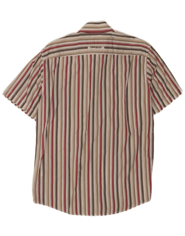 Camisa de manga corta para hombre Camel Active Rayas medianas multicolores