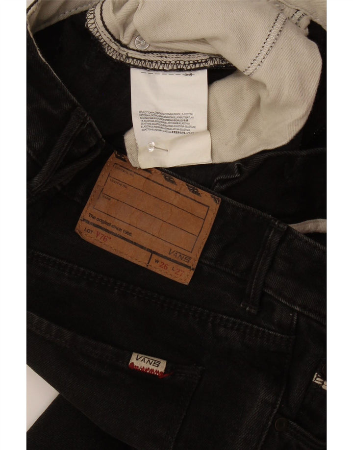 Vaqueros ajustados para mujer Vans W26 L27 Algodón negro