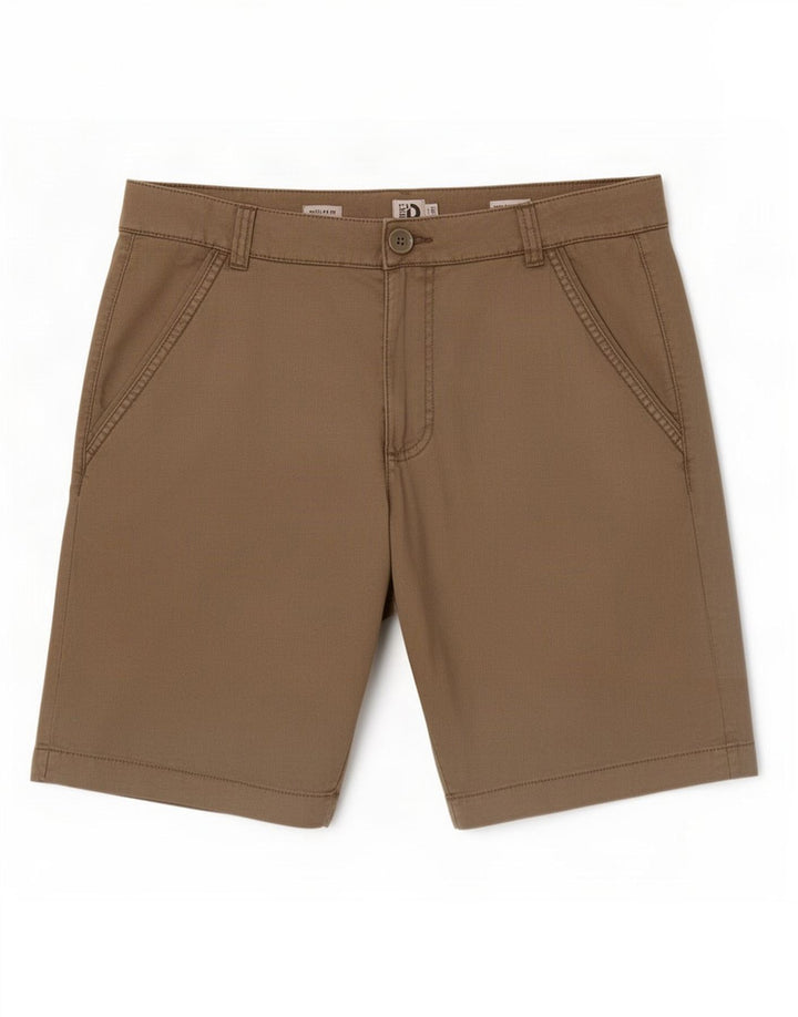 Dack's Pantalones cortos chinos de corte regular para hombre IT 48 Medium W32 Khaki Linen