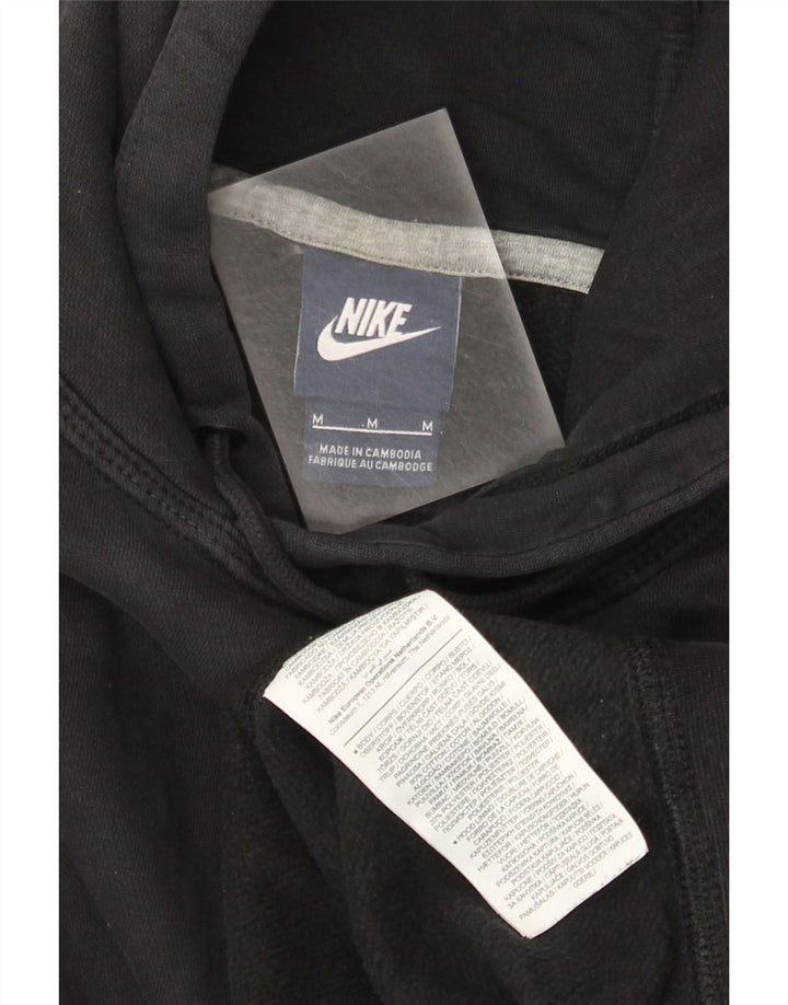 Nike - Sudadera con capucha para hombre (algodón negro mediano)