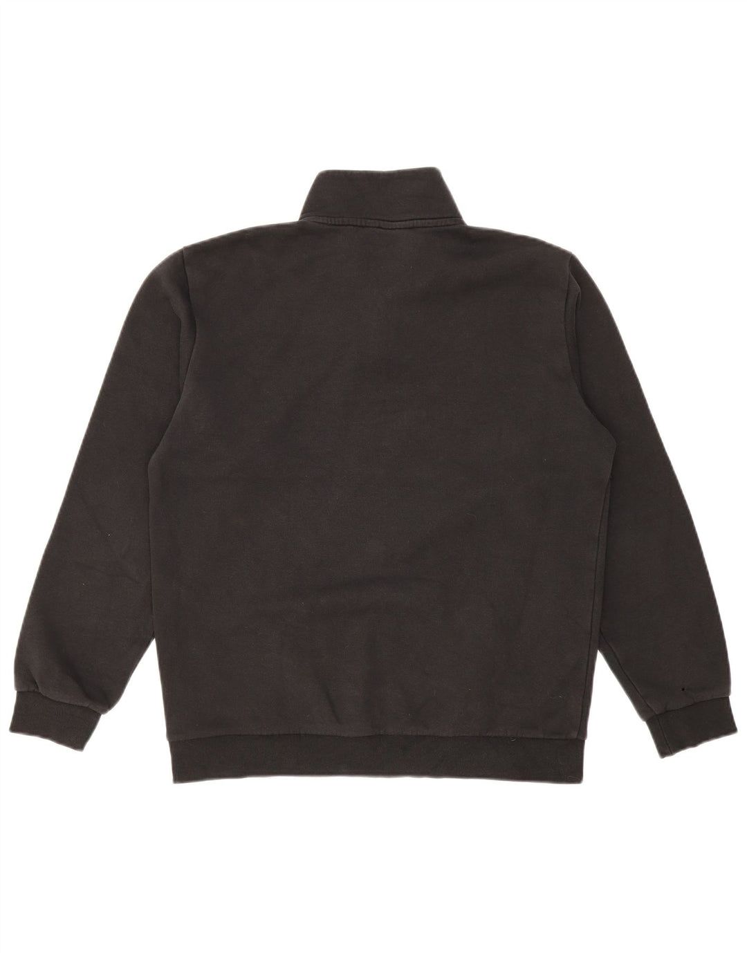 Adidas Hombre Graphic Zip Neck Sudadera Jumper Medium Negro Algodón