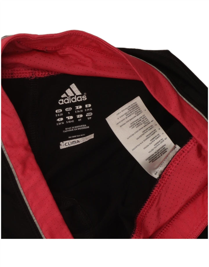ADIDAS Leggings Capri Climalite para mujer Reino Unido 8/10 Pequeño Poliéster negro