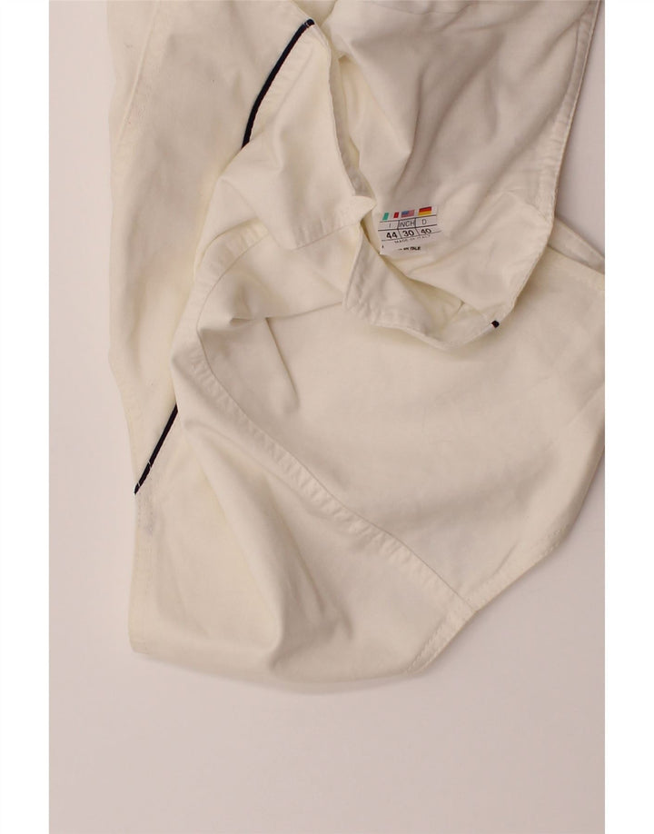 ROCCOBAROCCO Womens Waistcoat IT 40 Small White Cotton Vintage Roccobarocco and Second-Hand Roccobarocco from Messina Hembry 