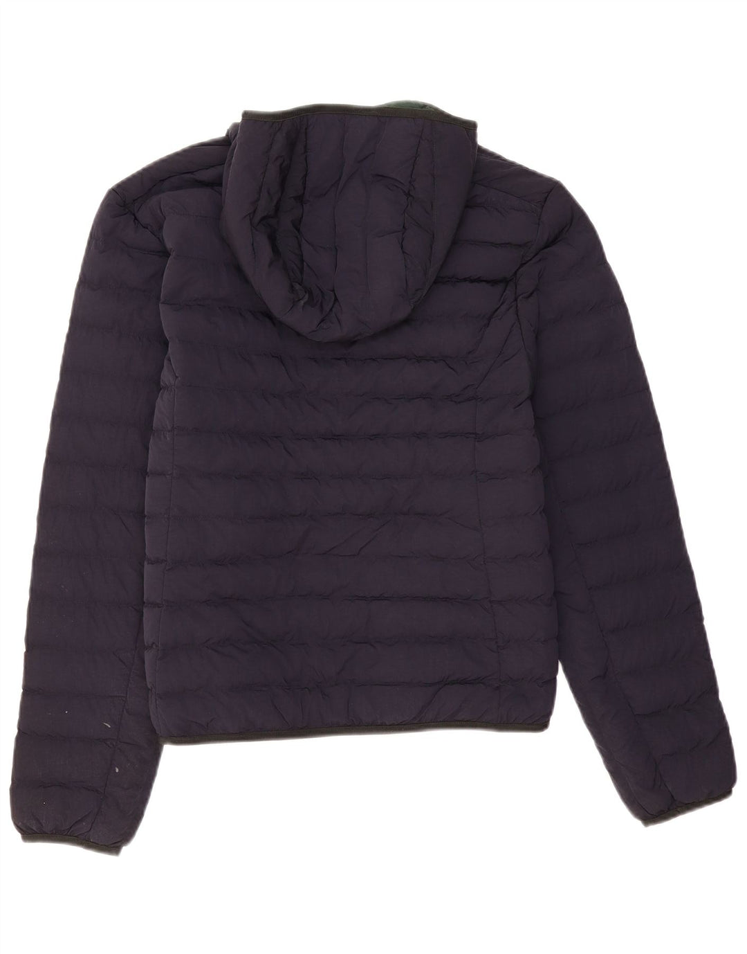 Lacoste Chaqueta acolchada con capucha para hombre EU 46 Small Poliamida azul marino
