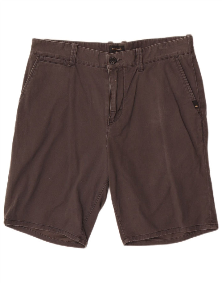 Pantalones cortos chinos Quiksilver para hombre W32 Gris medio