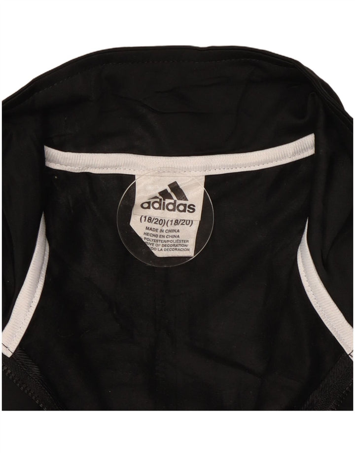 Adidas Chaqueta Chándal Niño 13-14 Años Negro Poliéster