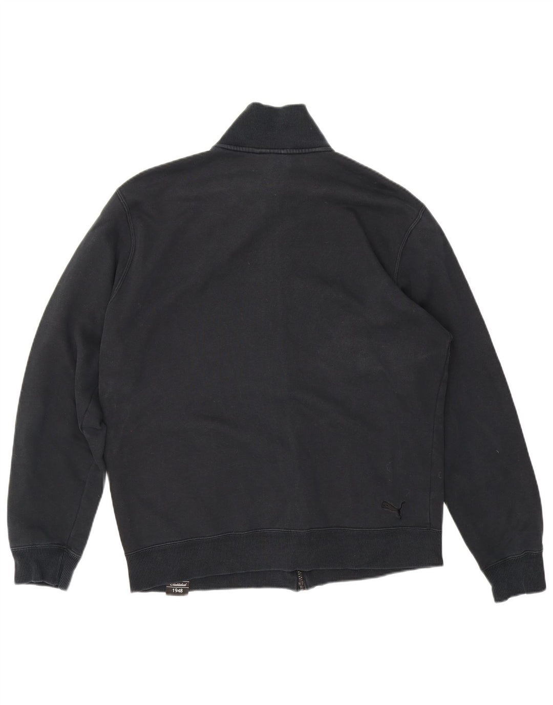 Puma Mens Graphic Chándal Top Chaqueta Grande Negro