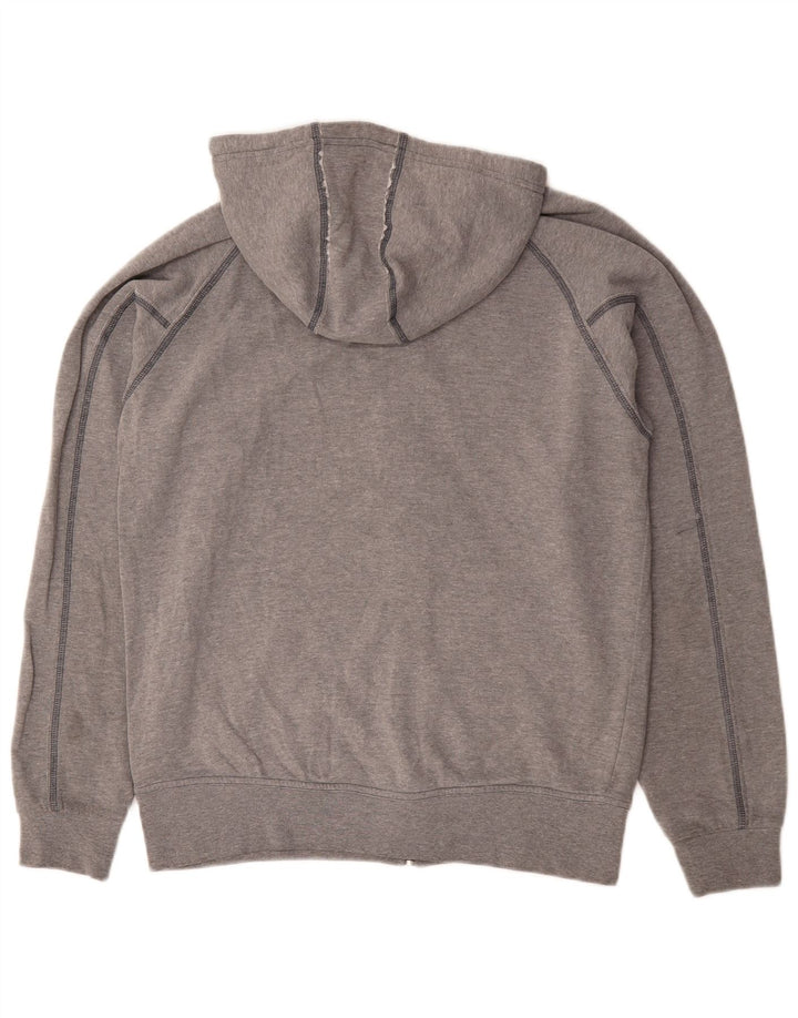 Asics Hombre Graphic Zip Sudadera Con Capucha Suéter Grande Gris Algodón