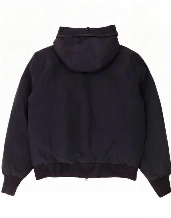 Woolrich Chaqueta acolchada con capucha para hombre UK 38 Medium Azul marino Algodón