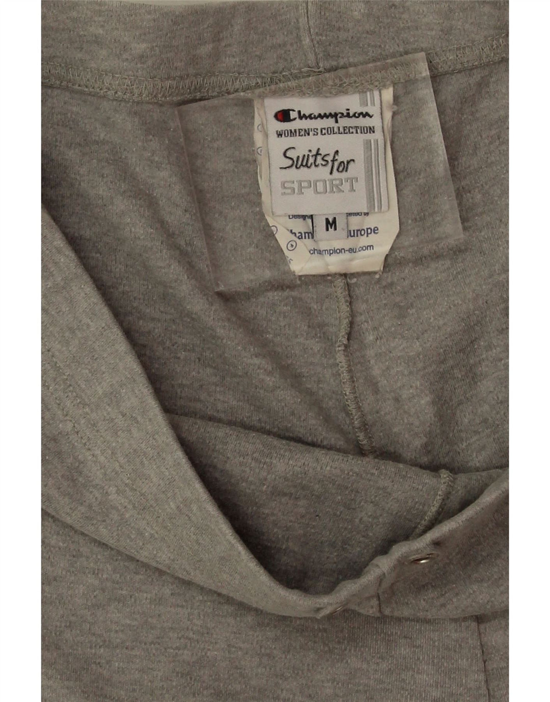 Champion Pantalones de chándal para mujer UK 12 Algodón gris medio