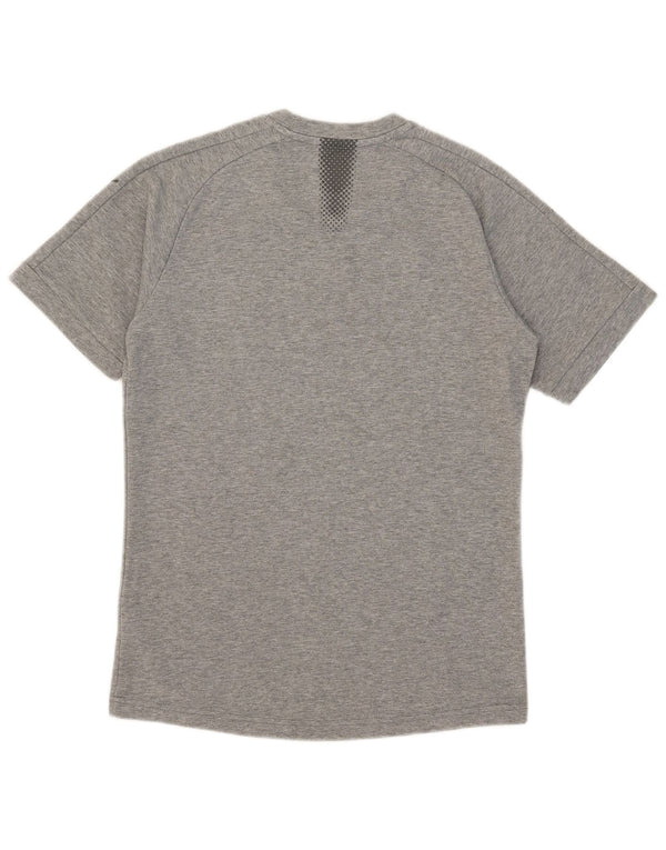 Camiseta Puma Hombre Top Algodón Moteado Gris Medio