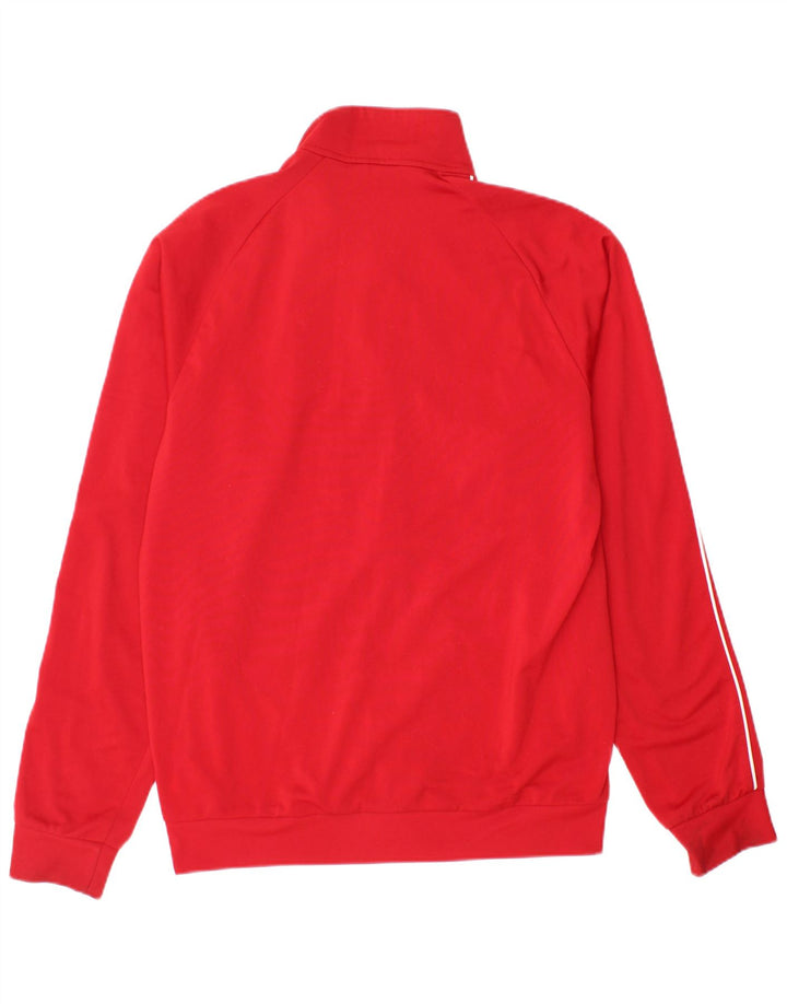 Adidas Hombre Chándal Top Chaqueta Mediano Rojo Poliéster