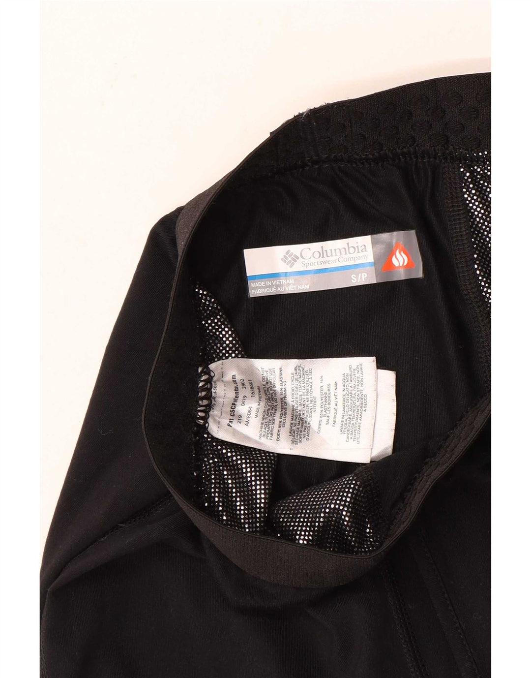 Leggings Columbia Omni-Heat para hombre pequeños poliéster negro