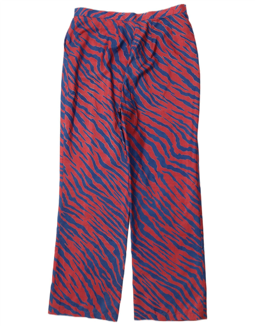Pantalón chino recto VINTAGE para mujer W30 L29 Rayas azules
