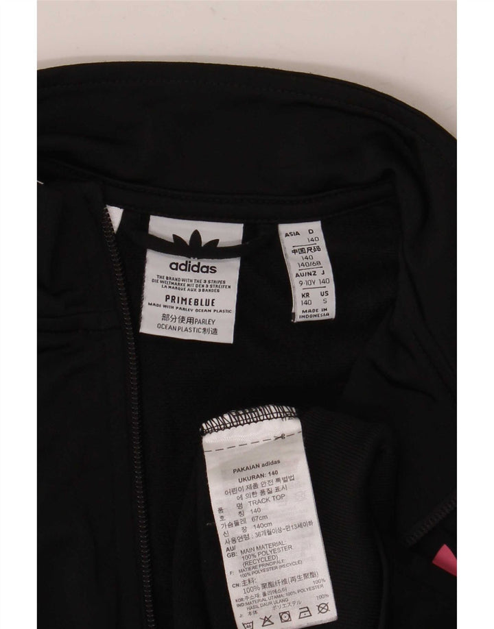 Adidas Chaqueta de Chándal para Niños 9-10 Años Negro Poliéster